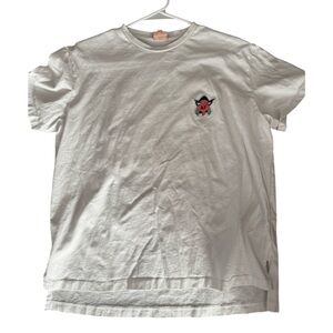 Badgley‎ Mischka t-shirt, white, size L, fashion t-shirt, logo shirt